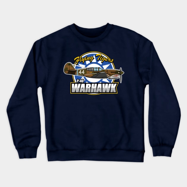 P-40 Warhawk Crewneck Sweatshirt by TCP